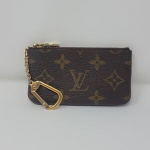 LOUIS VUITTON Monogram Leather Key Cles Wallet